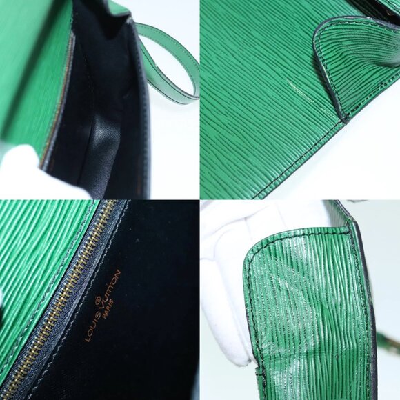 LOUIS VUITTON Epi Saint Cloud GM Shoulder Bag Green M52194 LV Auth 92485 - Picture 15 of 16